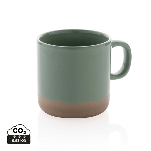 Kubek ceramiczny 300 ml Zielony P434.117 (9)