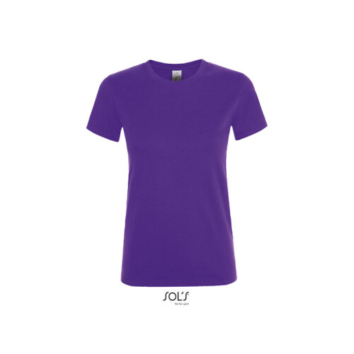 REGENT Damski T-Shirt 150g dark purple S01825-DA-L 