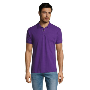 PRIME Męskie polo 200g Dark Purple