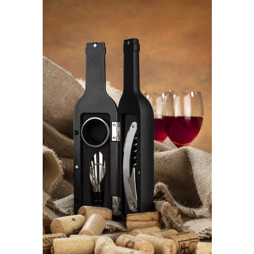 Zestaw do wina SOMMELIER Czarny 16303-02 (5)