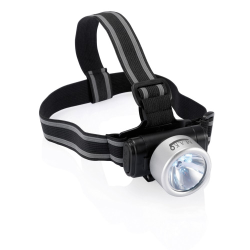 Latarka na głowę 3 LED Everest Srebrny P518.020 (1)