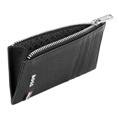 Portfel na karty z zamkiem Iconic Black Czarny HLK521A (4)