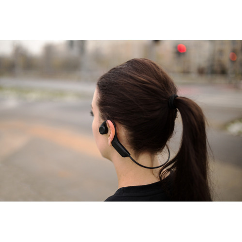 Kostne słuchawki bezprzewodowe | Jasmine czarny V1417-03 (9)