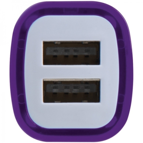 Ładowarka samochodowa USB FRUIT fioletowy 092812 (2)