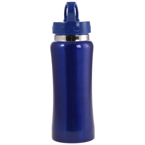 Bidon, butelka sportowa 600 ml granatowy V4656-04 (1)