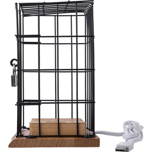 Schowek na telefony "klatka" Czarny V2993-03 (9)