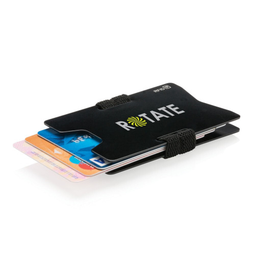 Minimalistyczny portfel, ochrona RFID czarny, czarny P820.461 (4)