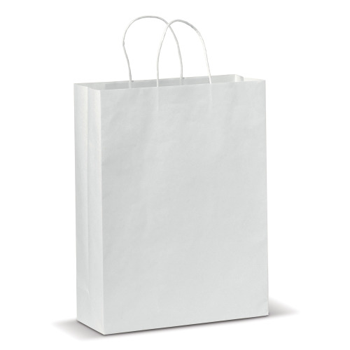 Duża Papierowa Torba Eco 120g/m² Biały LT91718-N0001 