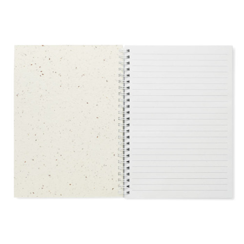 Notes A5 z papieru siewnego biały MO2083-06 (1)