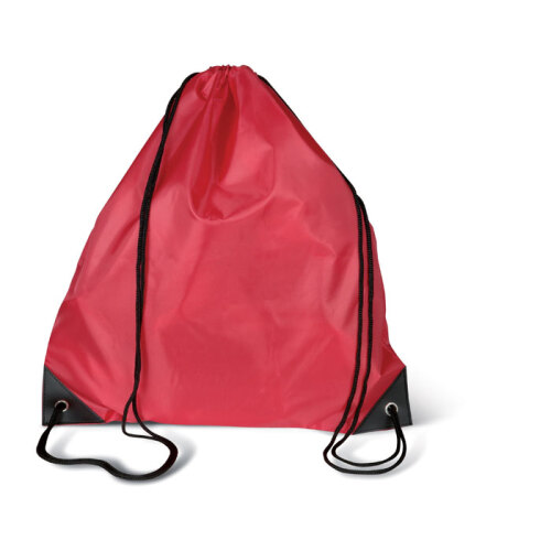 Plecak z linką czerwony MO7208-05 