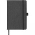 Notatnik A5 w linie ze skóry z recyklingu TRACY Czarny 2274603 (4) thumbnail