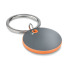 Okrągły brelok na klucze Pomarańczowy MO8876-10  thumbnail