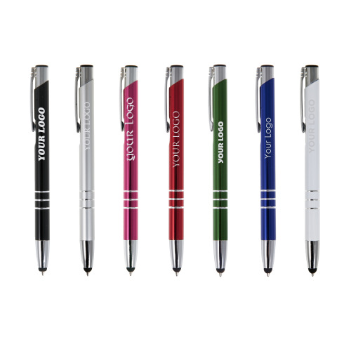 Długopis, touch pen różowy V1601-21 (4)