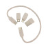 Kabel 4w1 w drewnianej obudowie, LH-ZM01 Beżowy EG059313 (3) thumbnail