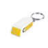 Brelok, czyścik do ekranu, stojak na telefon żółty V8433-08  thumbnail