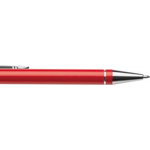 Metalowy długopis półżelowy Almeira czerwony 374105 (4)