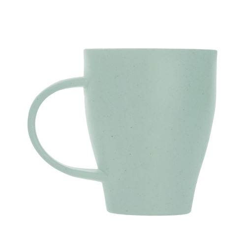 Bambusowy kubek 300 ml z łyżeczką Jasnozielony V0847-10 (3)