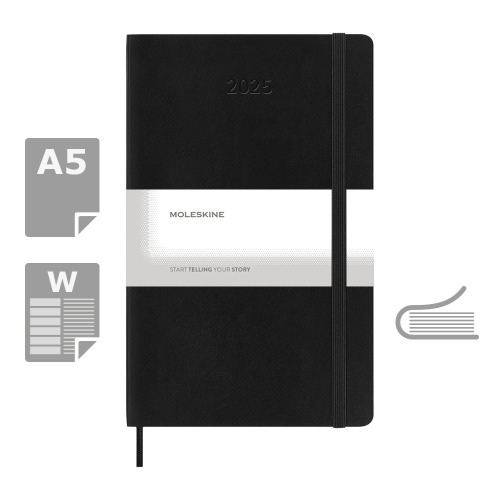 Kalendarz MOLESKINE Czarny VM398-03/2026 