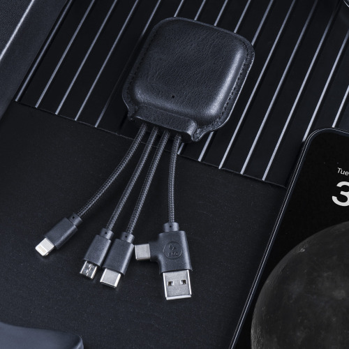 4001 | Xoopar Iné Gamma NFC Powerbank with Charging cables 3000mAh  Czarny LT41014-N0002 (8)