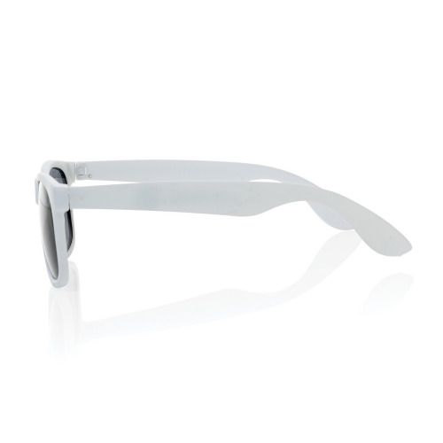 Okulary przeciwsłoneczne, PP z recyklingu Biały P453.893 