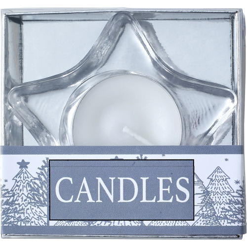 Świecznik "gwiazda" Srebrny V8821-32 (4)