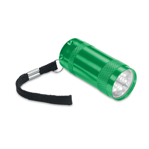Aluminiowa mini latarka zielony MO7680-09 
