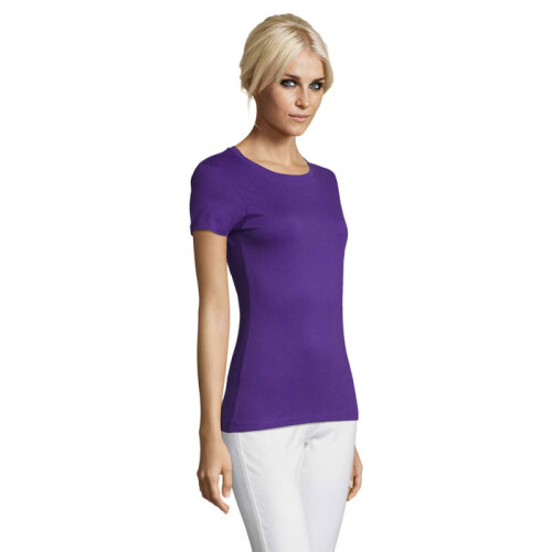 REGENT Damski T-Shirt 150g dark purple S01825-DA-M (2)