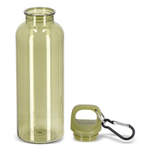 Butelka na wodę Noa R-PET 500 ml Przezroczysty Transparentny / Oliwkowa zieleń LT98913-N0443 (3)