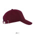 LONG BEACH Czapka 5 pan. Burgundy S00594-BG-M (2) thumbnail
