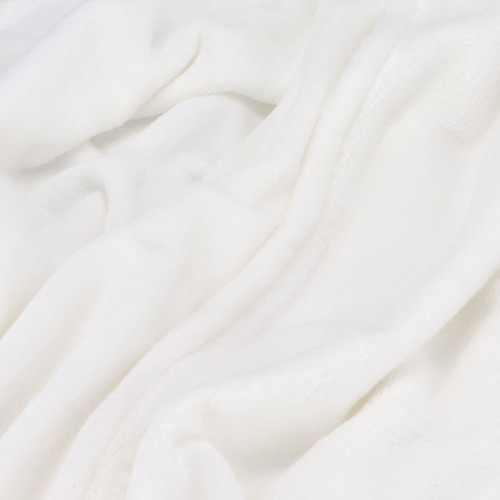 Koc polarowy koralowy OEKO-TEX®  sublimacja 130 x 170 cm 270 g/m² Biały LT90103-N0001 (3)