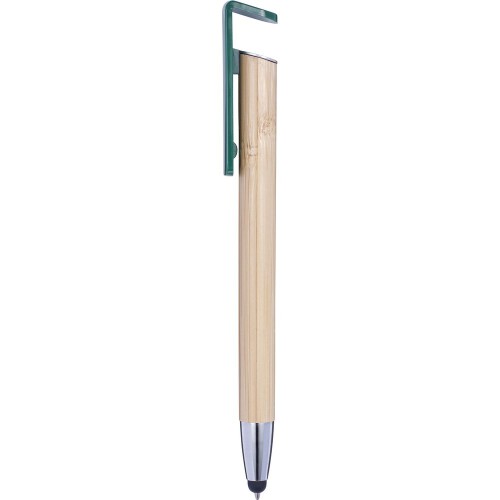 Długopis, touch pen, stojak na telefon zielony V1929-06 (4)