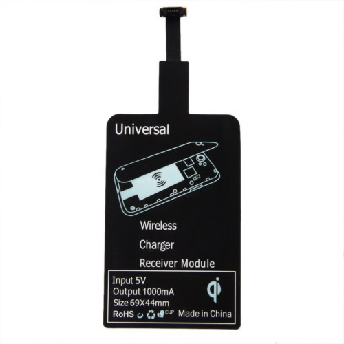 Uniwersalny chip indukcyjny QI Micro USB Czarny EG 015303 (3)