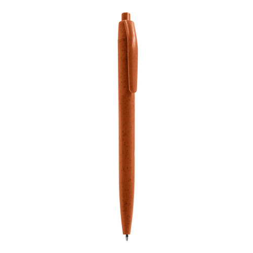 Długopis z włókien słomy pszenicznej pomarańczowy V1979-07 (2)