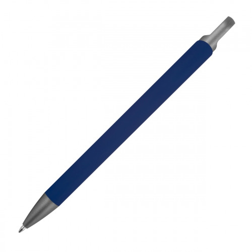 Długopis aluminiowy z recyklingu półżelowy KAROLINE Granatowy 1444044 (3)