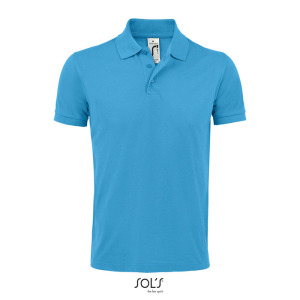 PRIME Męskie polo 200g Aqua