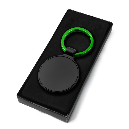 Okrągły brelok do kluczy | Ando Jasnozielony VA097-10 (3)