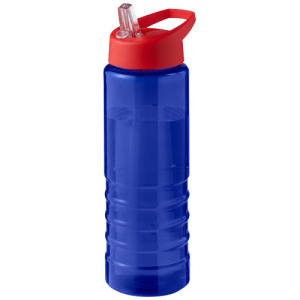 H2O Active® Eco Treble bidon z pokrywką z tutką o pojemności 750 ml  Niebieski