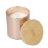 Świeca zapachowa Bhakti na bazie roślin w aluminiowym słoiku z recyklingu Różowe złoto LT90745-N0045 (1) thumbnail
