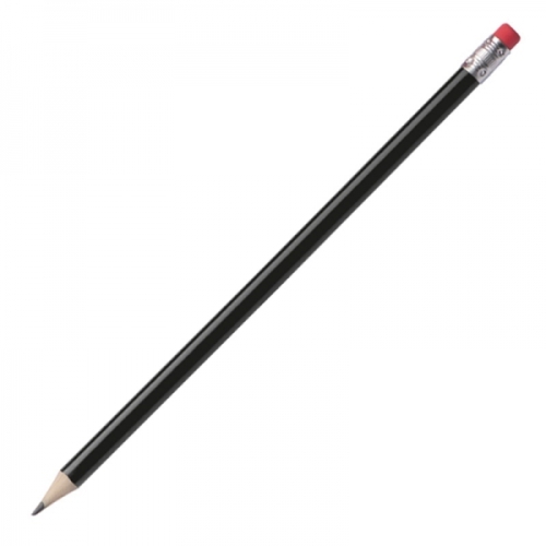 Ołówek z gumką HICKORY czarny 039303 (1)