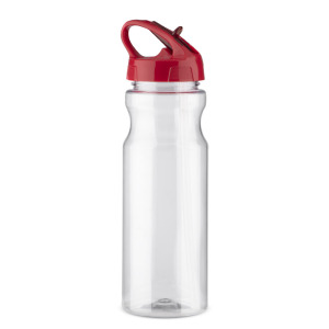 Bidon ze słomką TRANCE 700 ml Czerwony
