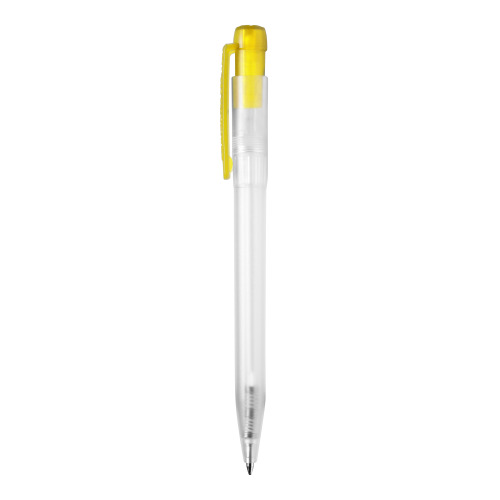 Długopis Ingeo TM Pen Clear przejrzysty Ecru / żółty LT87543-N5441 (1)
