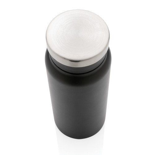 Próżniowa butelka sportowa 600 ml, stal nierdzewna z recyklingu black, black P433.021 (1)
