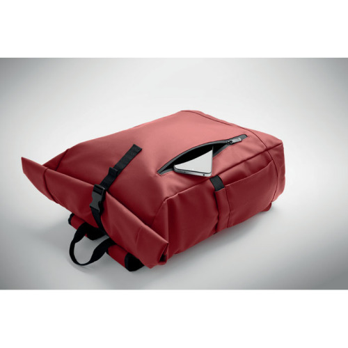 Plecak na laptopa Rolltop 600D Burgund MO2643-02 (9)