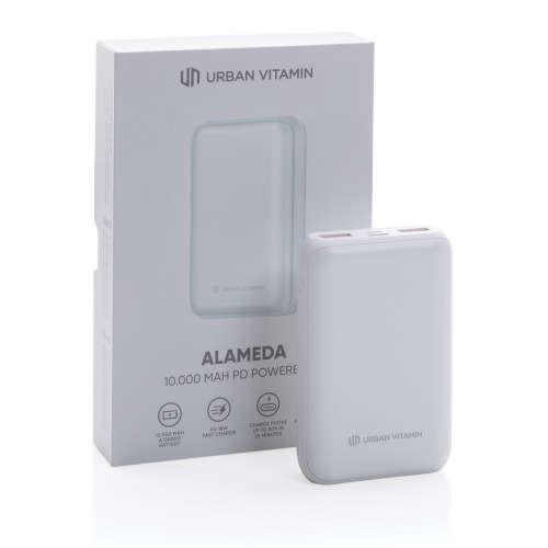 Szybki power bank 10000 mAh Urban Vitamin Biały P322.703 (10)