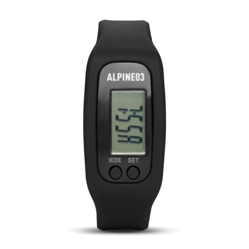 Krokomierz z paskiem Czarny MO9136-03 (3)