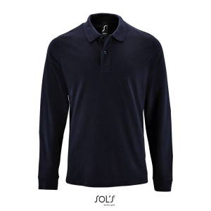 PERFECT MEN LSL POLO 180g French Navy