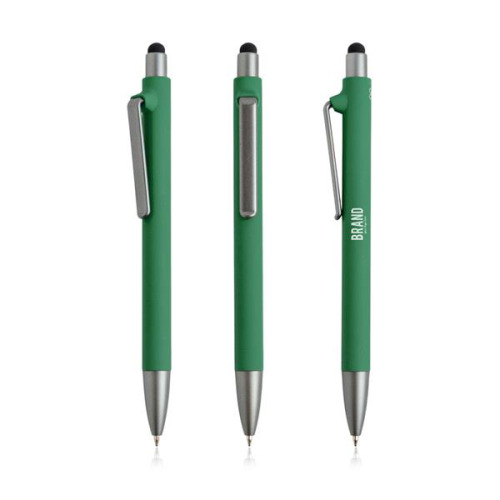 Dlugopis Soft Touch z recyklingowanego plastiku / Soft RPP Ciemnoszary IP13159696 (1)