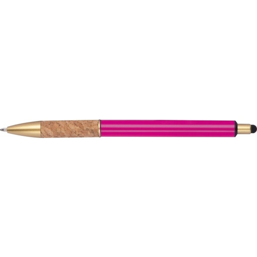 Długopis metalowy touch pen CAPRI Różowy 369011 (3)