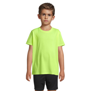 SPRINT KIDS SPORTS T-SHIRT Neon Yellow