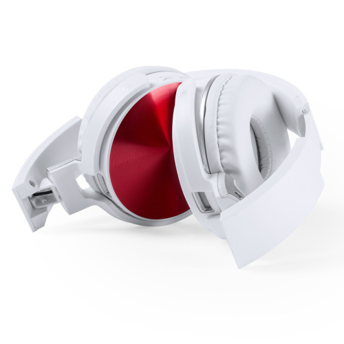 Składane bezprzewodowe słuchawki nauszne, radio Czerwony V3904-05 (4)